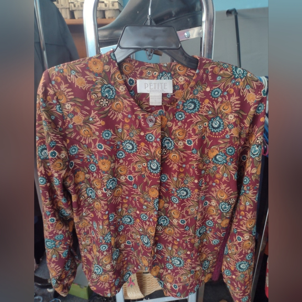 Vintage Ladies Blouse size small